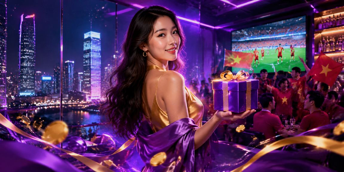 Người dùng tại Hà Nội xem kèo thể thao và nhận thưởng hoàn tiền dưới ánh đèn neon buổi tối